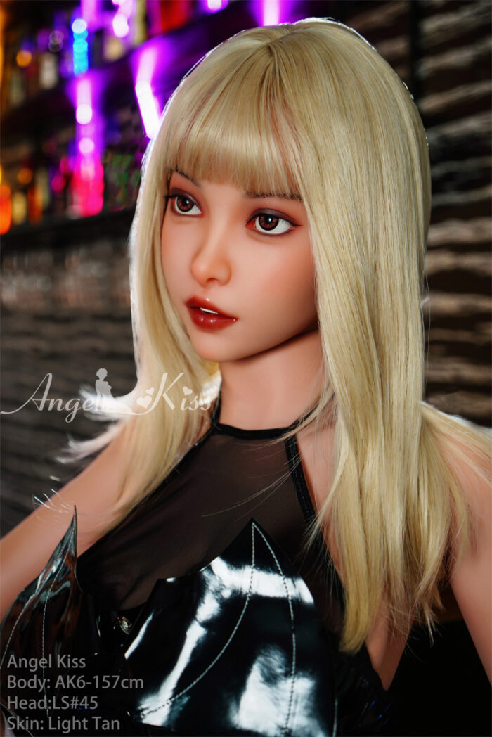 157cm 5ft2 ak6 silicone sex doll head ls45 10