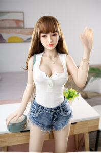 158cm5ft2 d cup sex doll harukosilicone head 50