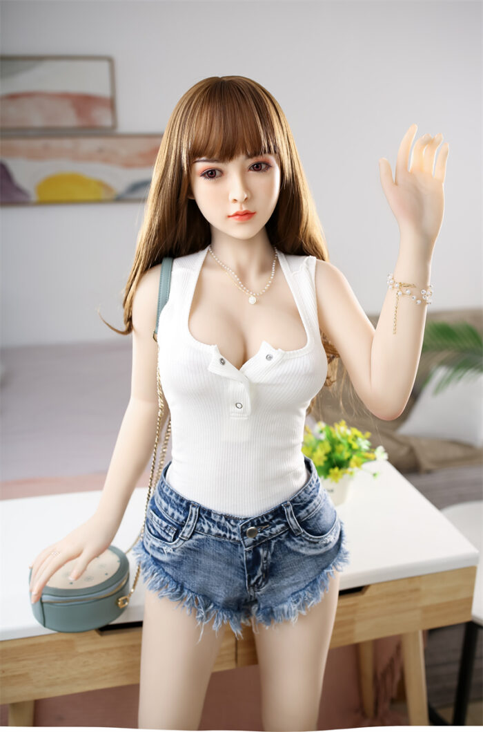 158cm5ft2 d cup sex doll harukosilicone head 50