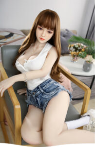 158cm5ft2 d cup sex doll harukosilicone head 52