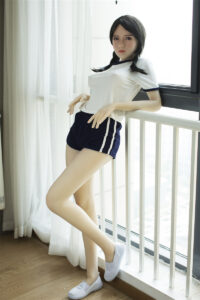 159cm5ft2 c cup sex doll lisasilicone head 28