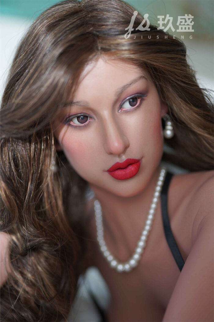 160cm 5ft3 e cup sex doll jamila silicone head 5