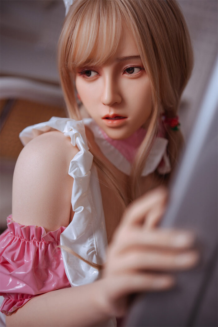 160cm 5ft3 e cup sex doll lily silicone head with movable jaw available 33
