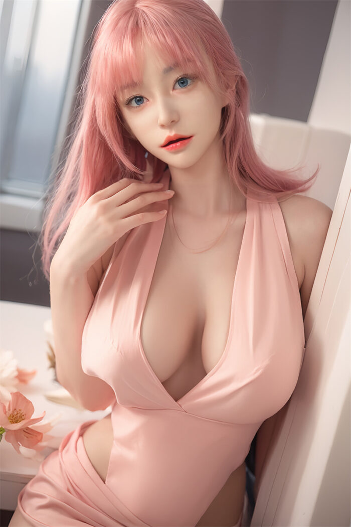 164cm5ft5 d cup full silicone sex dollhead m5 8