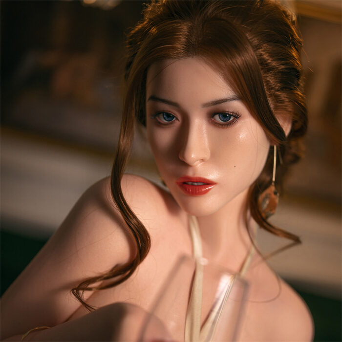 166cm5ft3 d cup full silicone sex doll anitahead m30 1