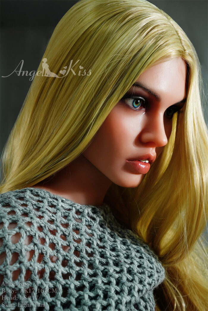 167cm 5ft6 ak17 silicone sex doll head ls17 22