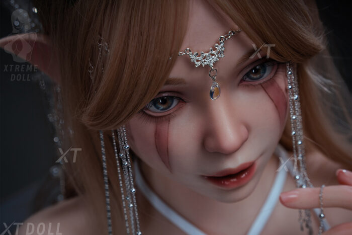 157cm 5ft1 d cup elf sex doll faye silicone head xt 1 b 2