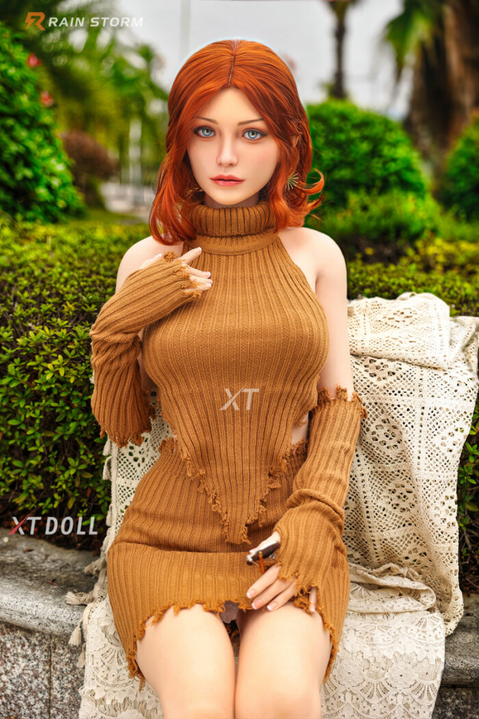 163cm 5ft3 f cup silicone sex doll nancy head xt 2 9