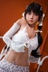 148cm 4ft10 b cup full silicone sex doll haruki 13