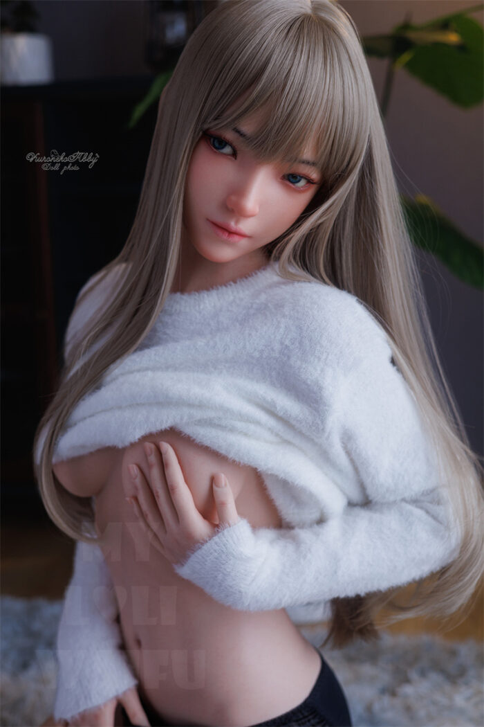 148cm 4ft10 b cup full silicone sex doll sora 11