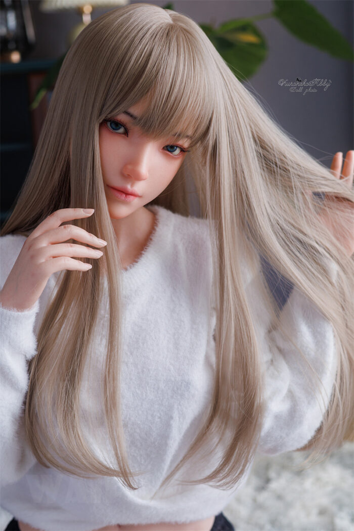 148cm 4ft10 b cup full silicone sex doll sora 7