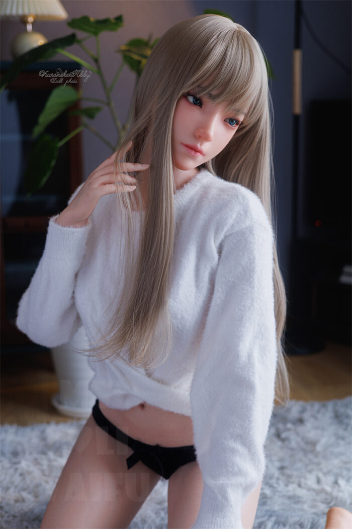 148cm 4ft10 b cup full silicone sex doll sora 8
