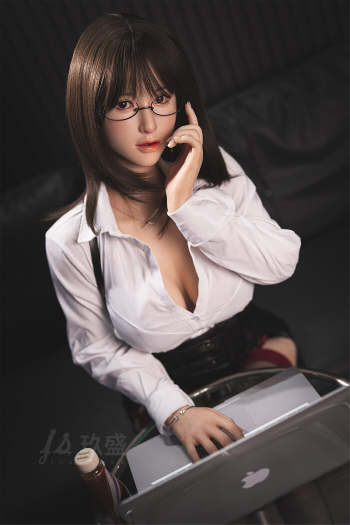 160cm 5ft3 e cup full silicone sex doll yuka movable jaw 5