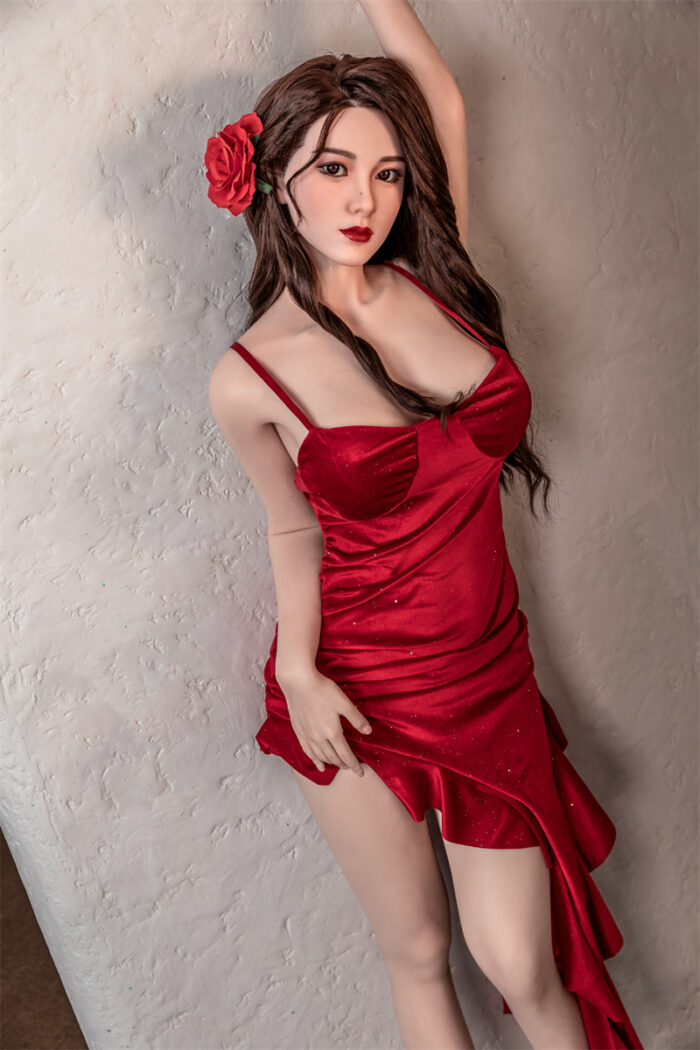 171cm5ft7 d cup love doll xue silicone head 13