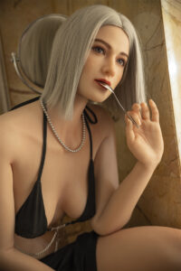 176cm5ft9 c cup sex doll gigi silicone ros head 14